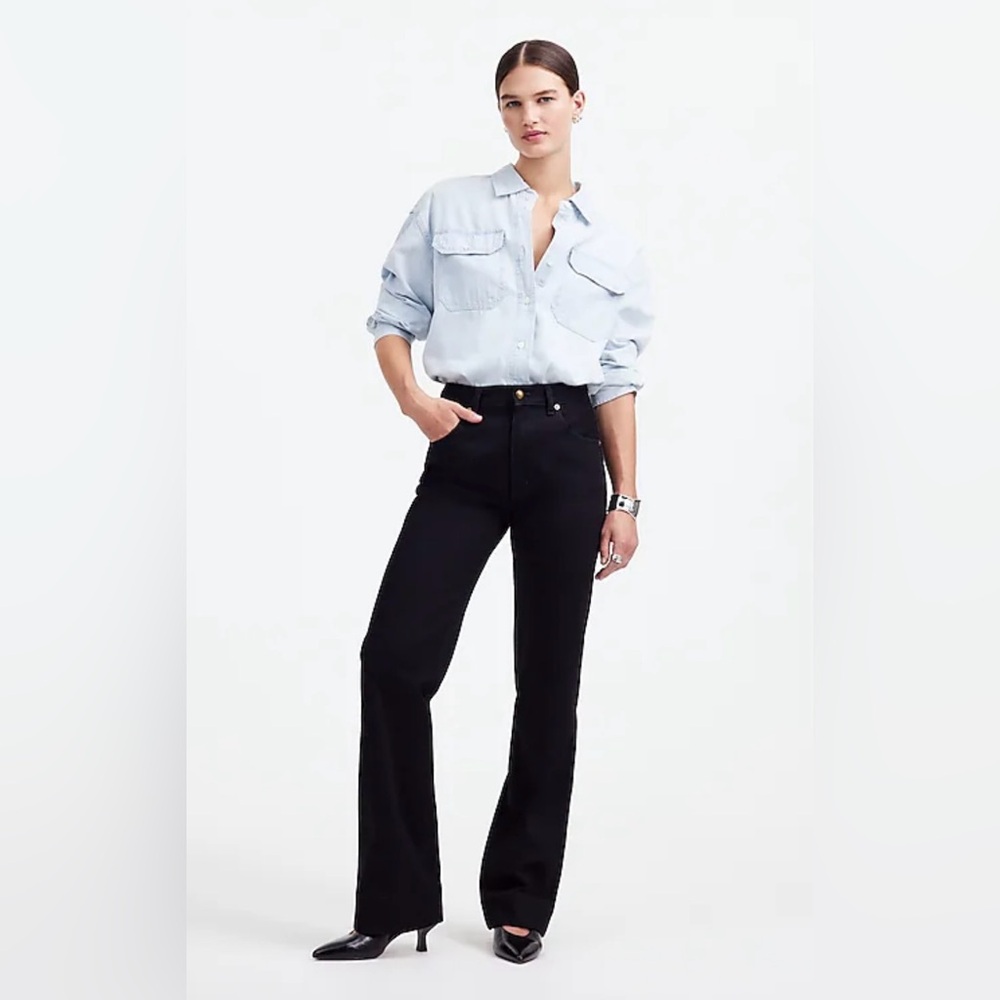 Madewell Perfect Vintage Flare Jean Black